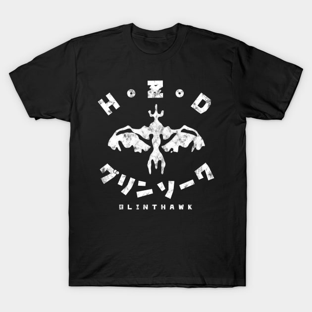 Horizon Zero Dawn Glinthawk Kanji T-Shirt by StebopDesigns